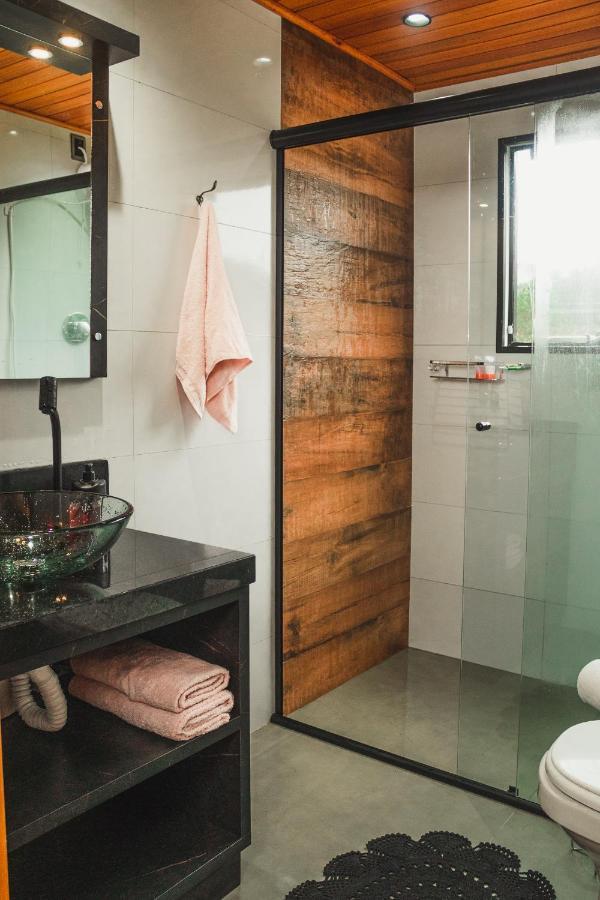 Chale Romantico Com Banheira De Hidromassagem E Lareira Bom Retiro  Ngoại thất bức ảnh