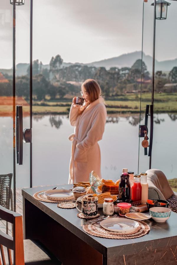 Chale Romantico Com Banheira De Hidromassagem E Lareira Bom Retiro  Ngoại thất bức ảnh